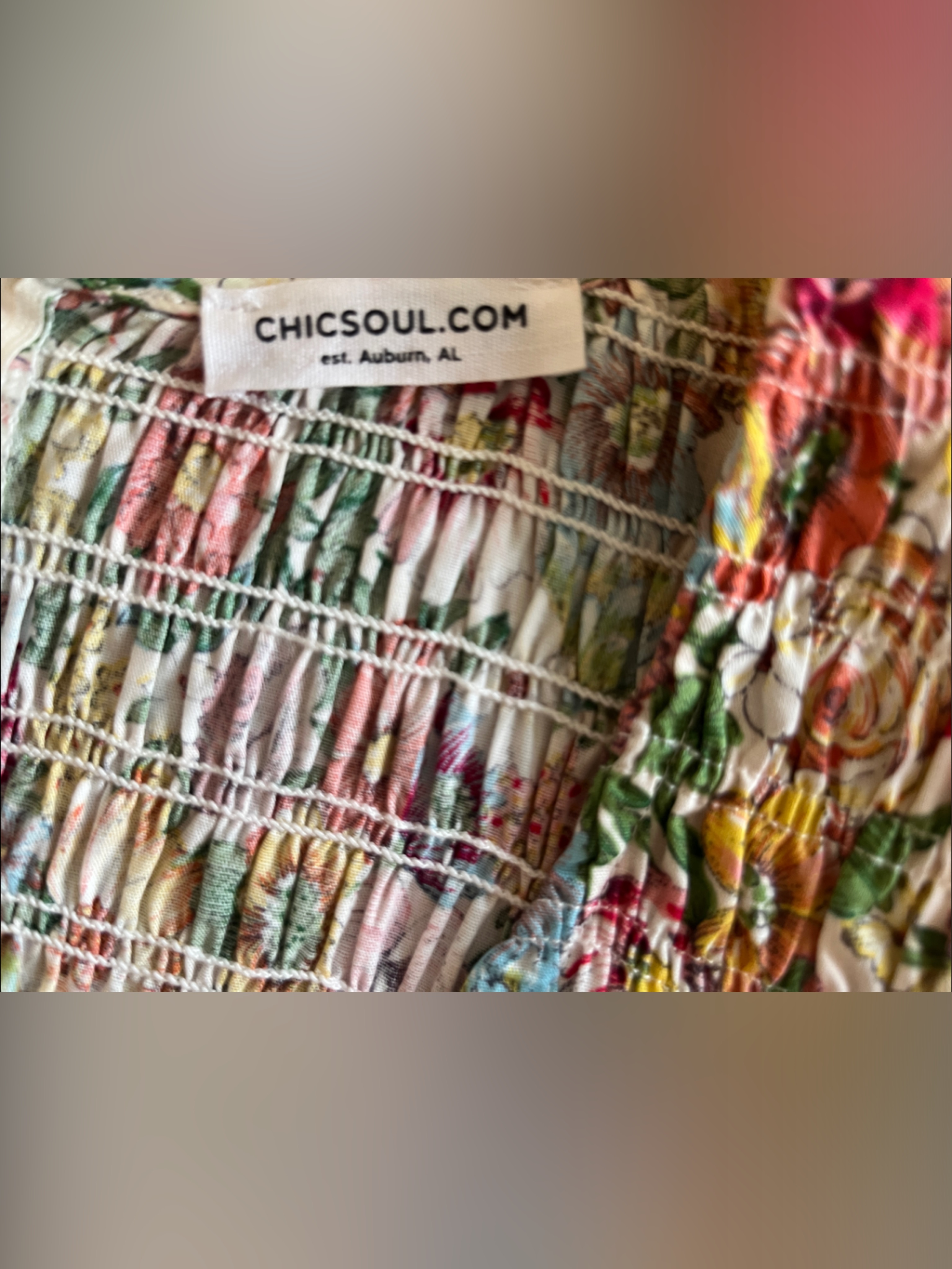 Chic Soul Floral Maxi Dress